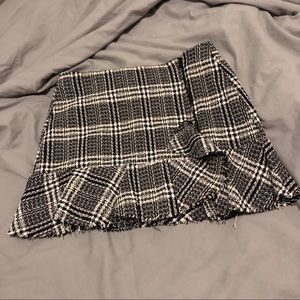 Zara Tweed Mini Skirt